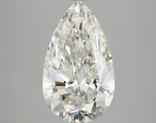 Pear 4.13ct H VVS2