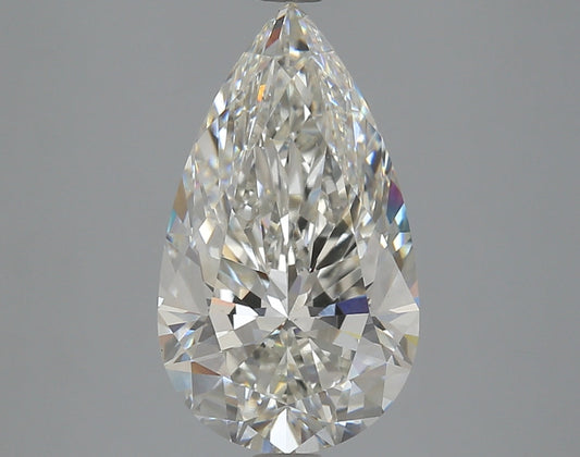 Pear 4.33ct H VS1