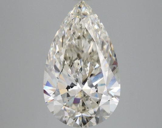 Pear 4.97ct H VS2