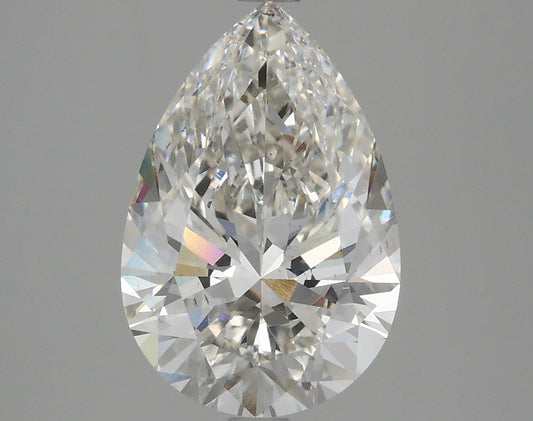 Pear 4.09ct H VS2