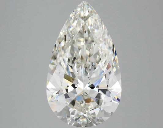 Pear 4.03ct G VVS2