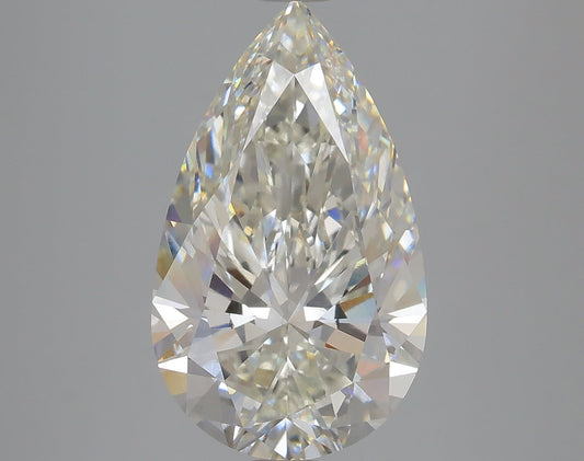 Pear 4.65ct H VS1
