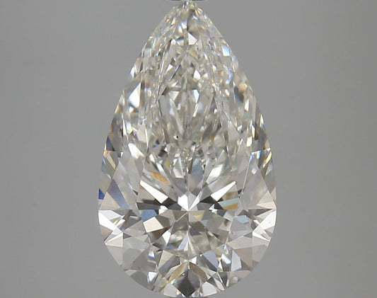 Pear 4.66ct H VS1