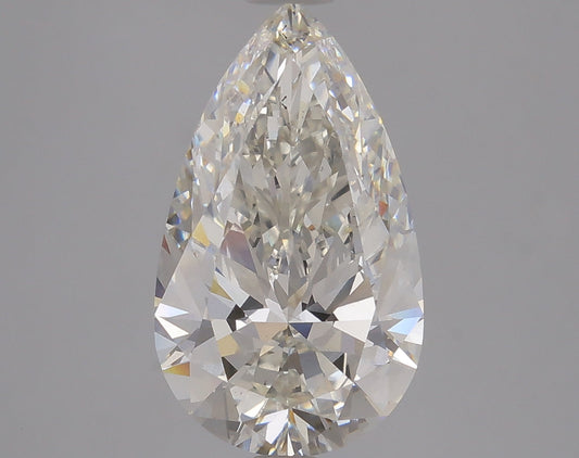 Pear 3.98ct H VS2