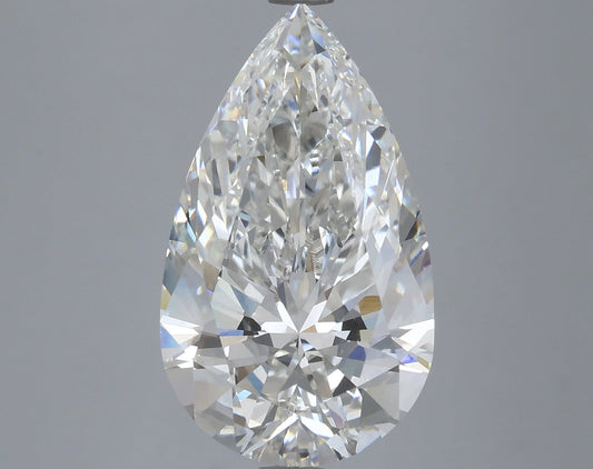 Pear 4.73ct G VVS2