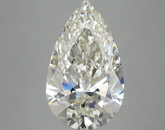 Pear 4.73ct H VS1