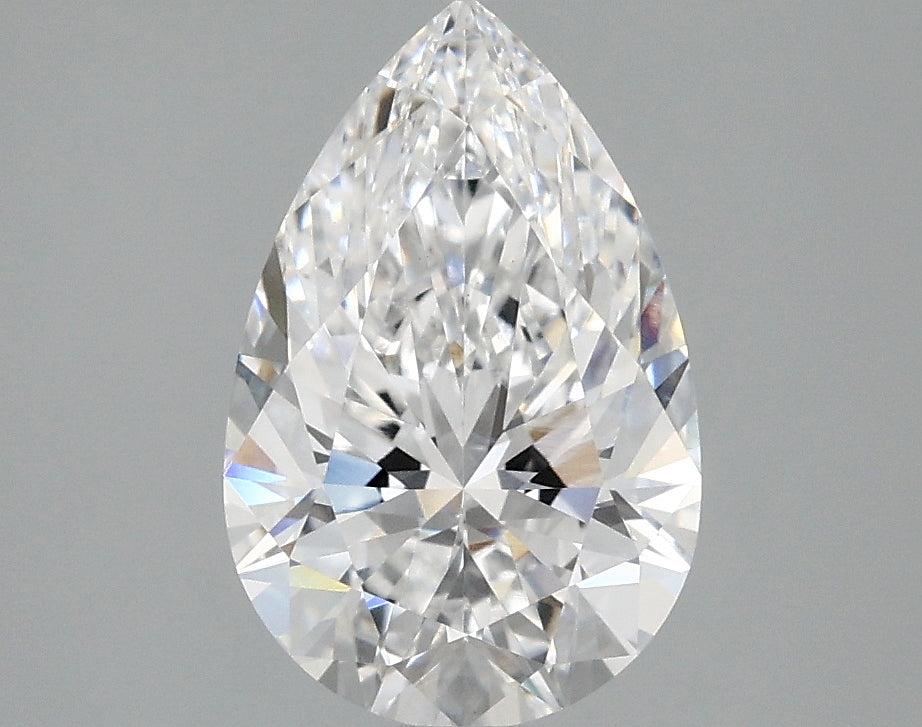 IGI 2.09ct D VS1 Pear