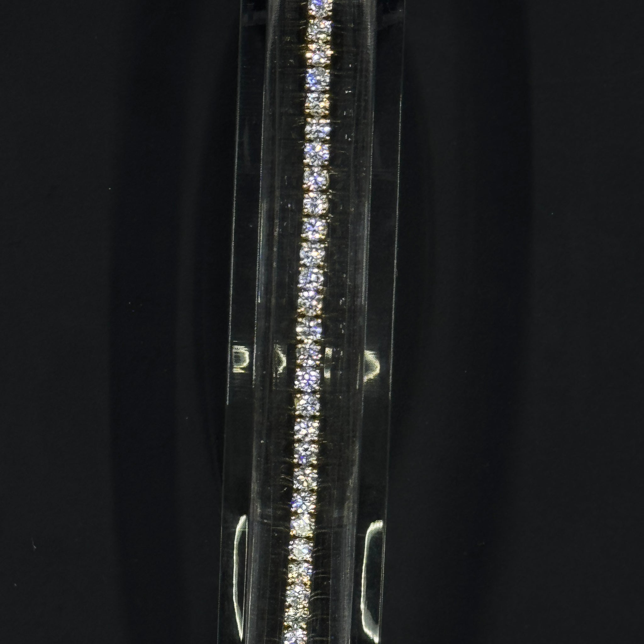 14k Yellow Gold 5ctw Lab-Grown Diamond Tennis Bracelet – 7"