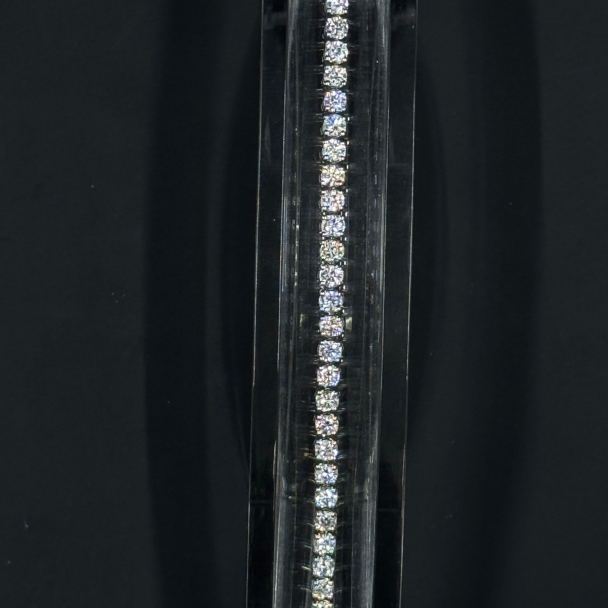 14k White Gold 5ctw Lab-Grown Diamond Tennis Bracelet – 7"