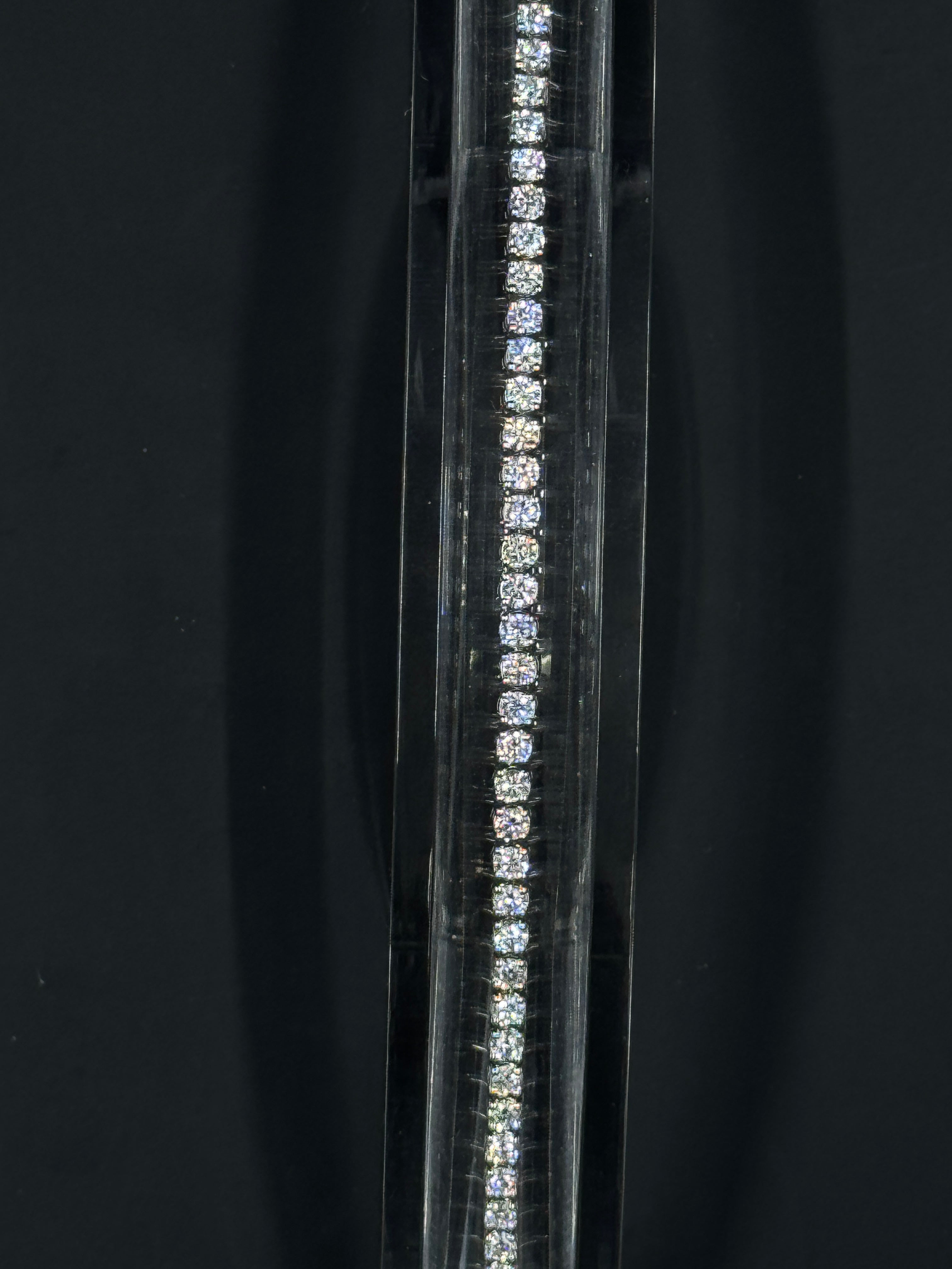 14k White Gold 5ctw Lab-Grown Diamond Tennis Bracelet – 7"