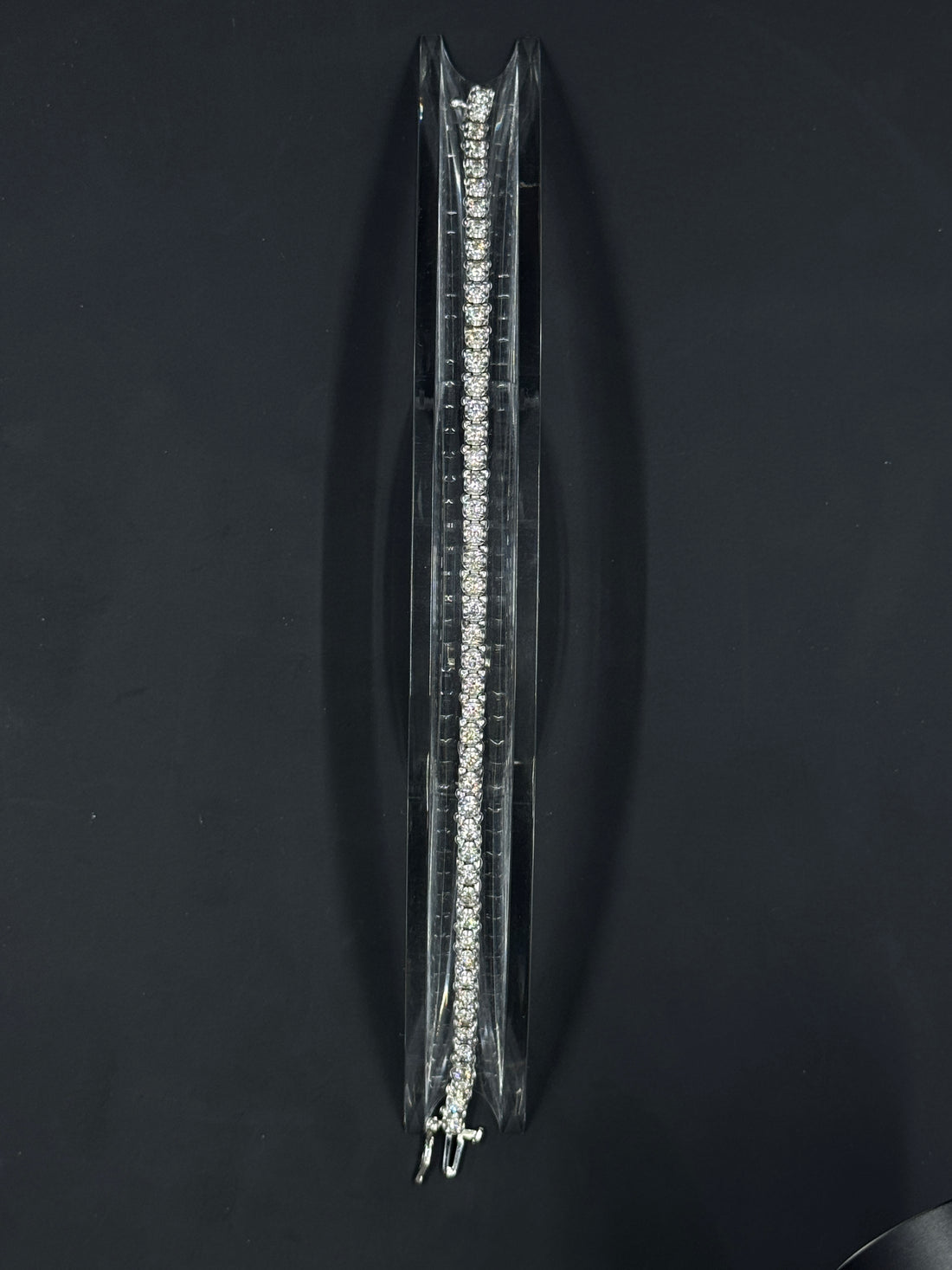 14k White Gold 2.8ctw Natural Diamond Tennis Bracelet – 7"
