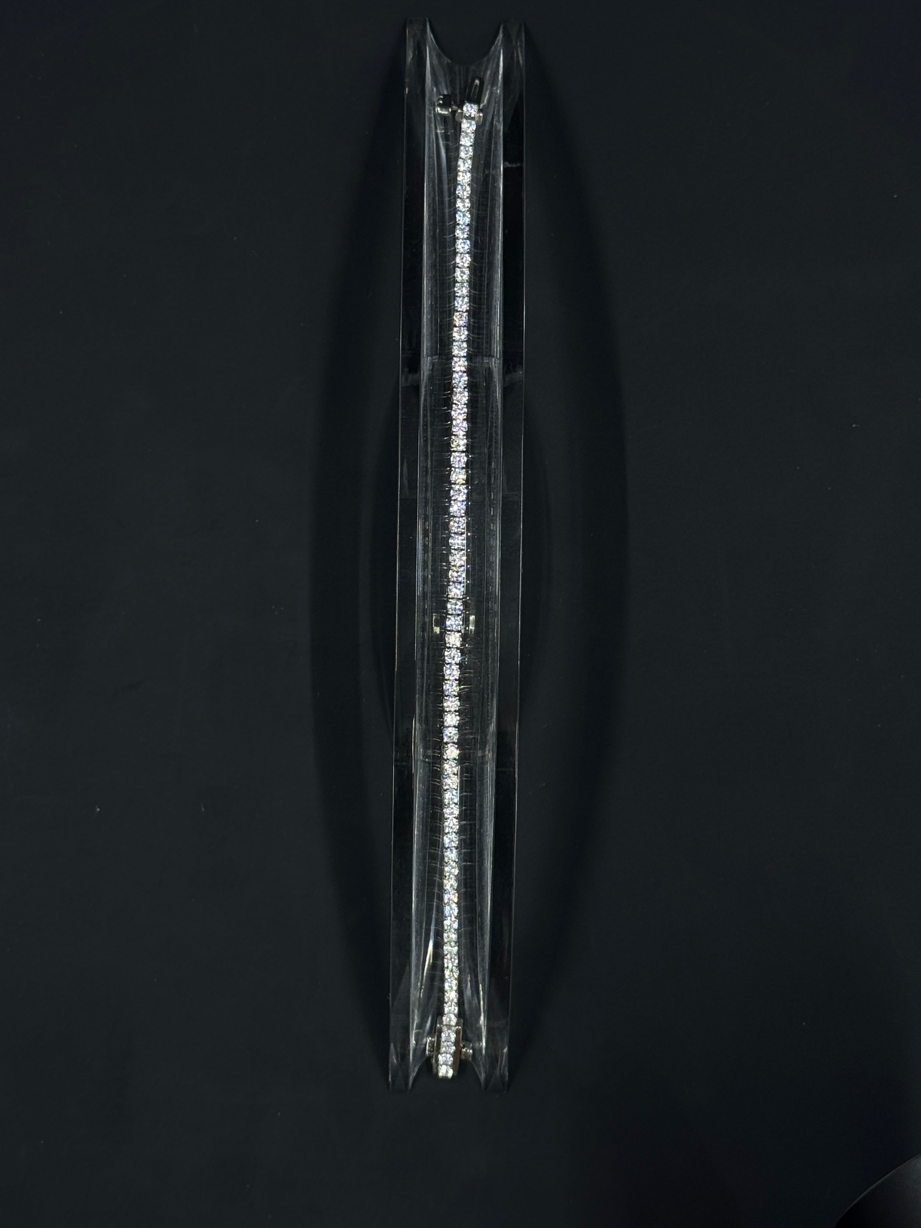 14k White Gold 2.65ctw Lab-Grown Diamond Tennis Bracelet – 6.5"