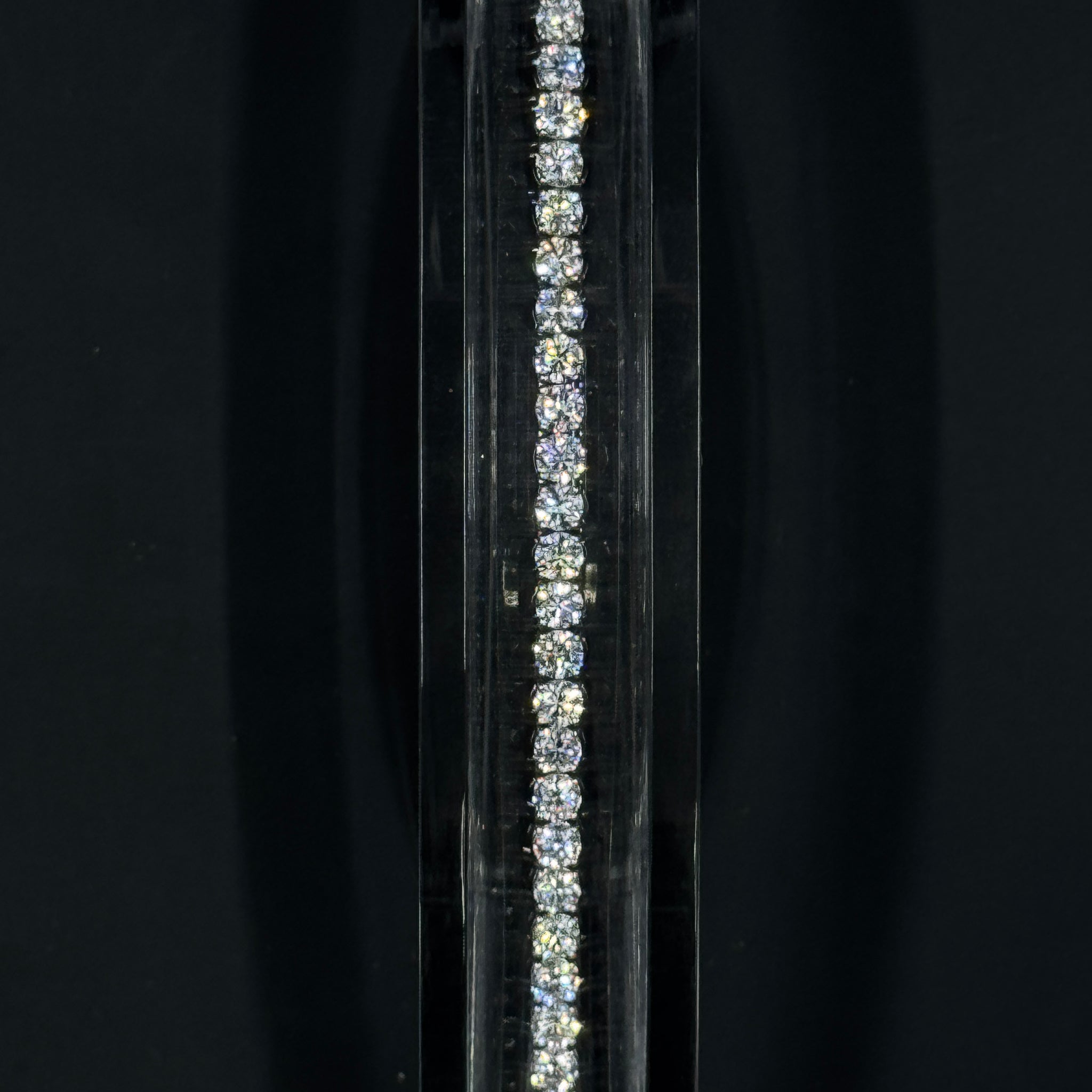 14k White Gold 7ctw Lab-Grown Diamond Tennis Bracelet – 7"